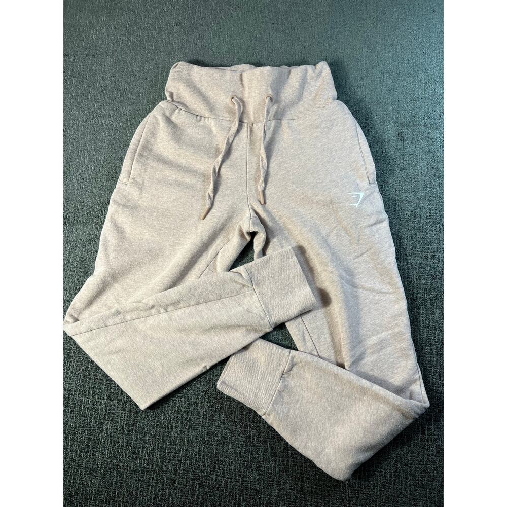 Gymshark women's S pink/gray power joggers great condition